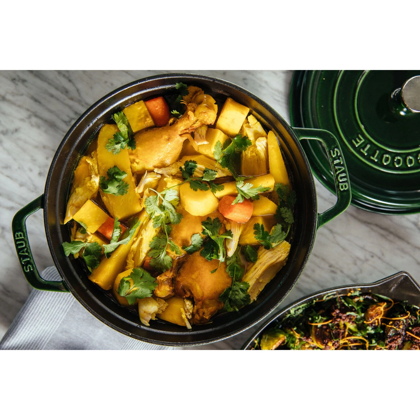 Staub Cocotte 24 Cm, Rond(e), Basilic, Fonte – Image 3