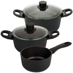 Ballarini Set De Casseroles 3pcs, Aluminium