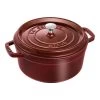 Staub Cocotte 24 Cm, Rond(e), Grenadine, Fonte