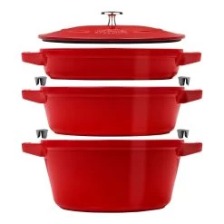 Staub Set Empilable 3-pcs, Fonte