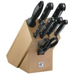 Zwilling Bloc De Couteaux 9-pcs, Hêtre