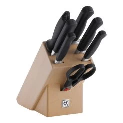 Zwilling Bloc De Couteaux 8-pcs, Hêtre