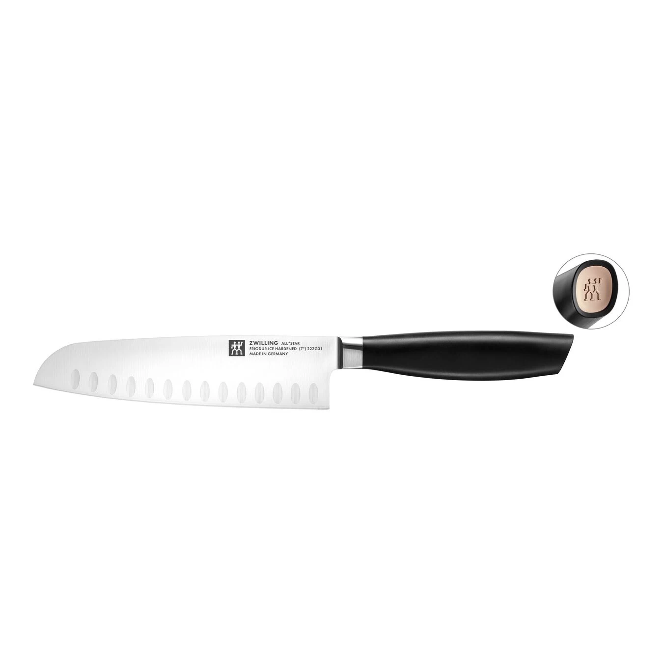 Zwilling Couteau Santoku 18 Cm, Or Rose