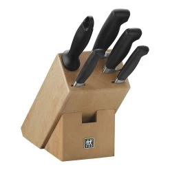 Zwilling Bloc De Couteaux 6-pcs, Hêtre