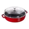 Staub Sauteuse Avec Couvercle En Verre 24 Cm, Fonte