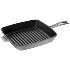 Staub Gril Américain 26 Cm, Fonte, Gris Graphite