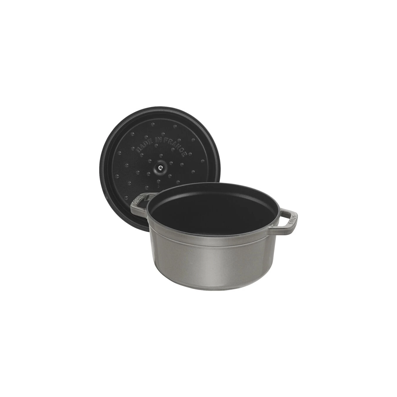 Staub Cocotte 34 Cm, Rond(e), Gris Graphite, Fonte – Image 3