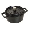 Staub Cocotte 22 Cm, Rond(e), Noir, Fonte
