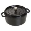 Staub Cocotte 26 Cm, Rond(e), Noir, Fonte