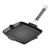 Staub Gril Avec Bec Verseur 24 Cm, Fonte, Noir
