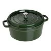 Staub Cocotte 28 Cm, Rond(e), Basilic, Fonte