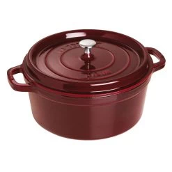 Staub Cocotte 28 Cm, Rond(e), Grenadine, Fonte