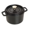 Staub Cocotte 16 Cm, Rond(e), Noir, Fonte