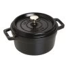 Staub Cocotte 20 Cm, Rond(e), Noir, Fonte