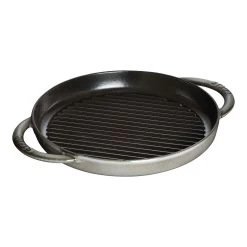 Staub Pure Gril 26 Cm, Rond(e), Gris Graphite, Fonte