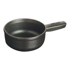 Staub Caquelon à Fondue 12 Cm, Noir