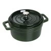 Staub Cocotte 22 Cm, Rond(e), Basilic, Fonte