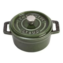 Staub Mini Cocotte 10 Cm, Rond(e), Basilic, Fonte