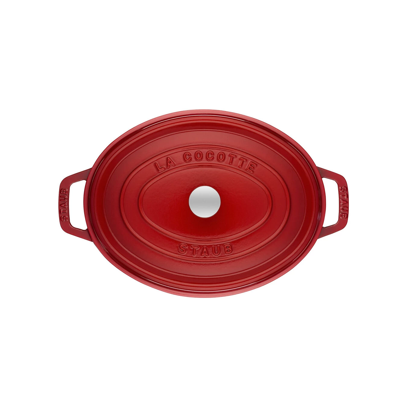 Staub Cocotte 31 Cm, Ovale, Cerise, Fonte – Image 4
