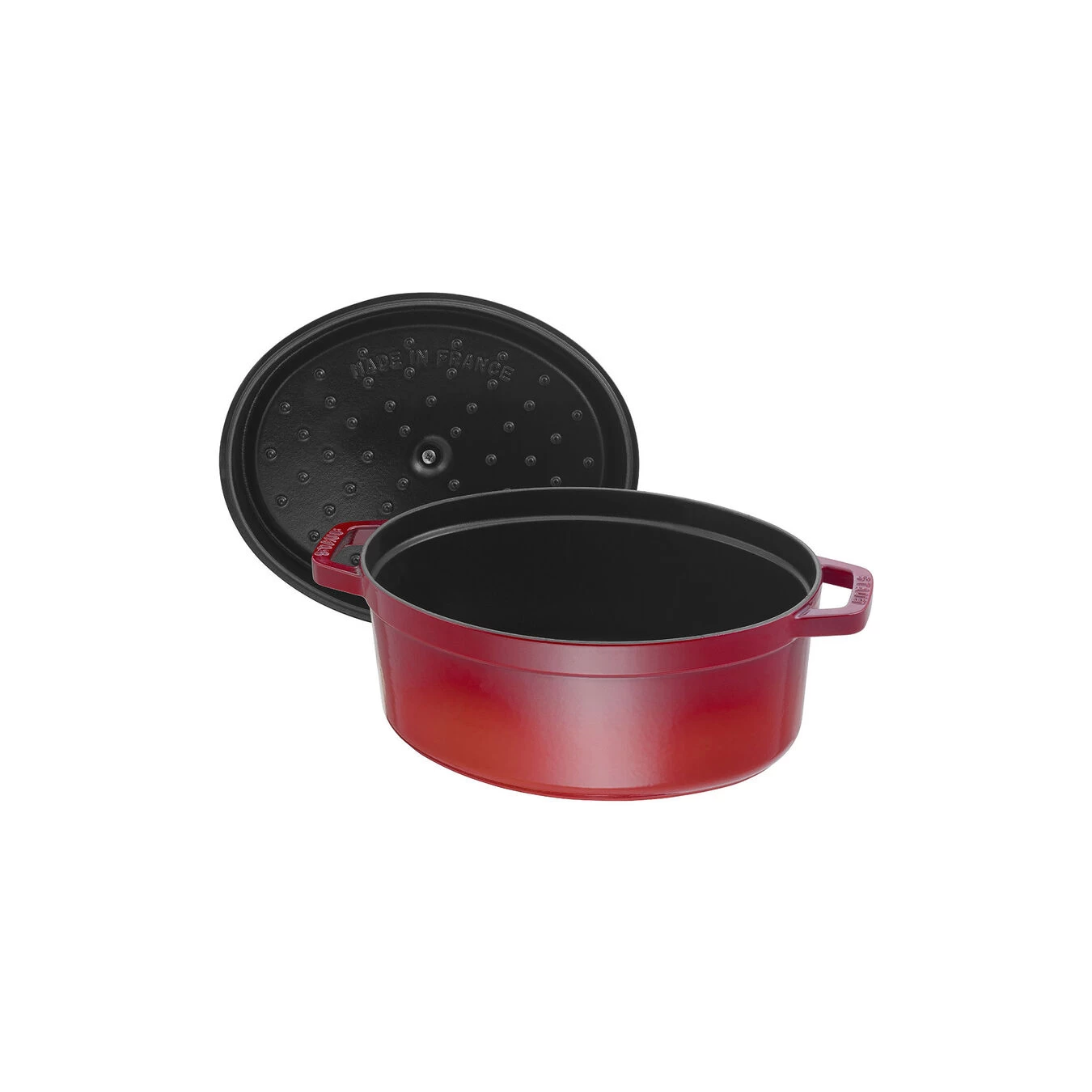 Staub Cocotte 33 Cm, Ovale, Cerise, Fonte – Image 4