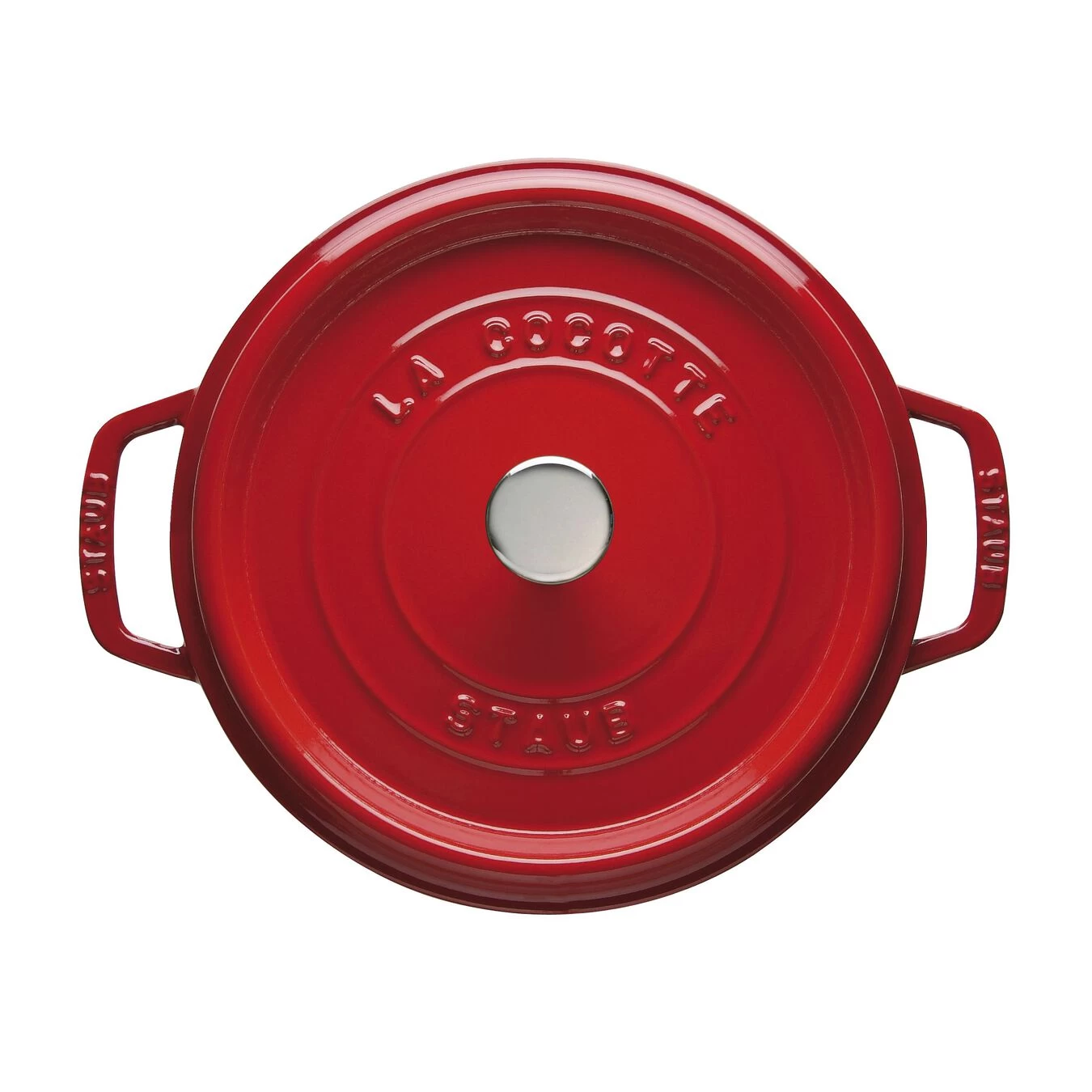 Staub Cocotte 24 Cm, Rond(e), Cerise, Fonte – Image 2