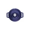 Staub Mini Cocotte 10 Cm, Rond(e), Bleu Intense, Fonte