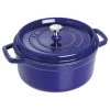Staub Cocotte 26 Cm, Rond(e), Bleu Intense, Fonte
