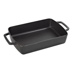 Staub Plat Empilable 30 X 20 Cm, Fonte