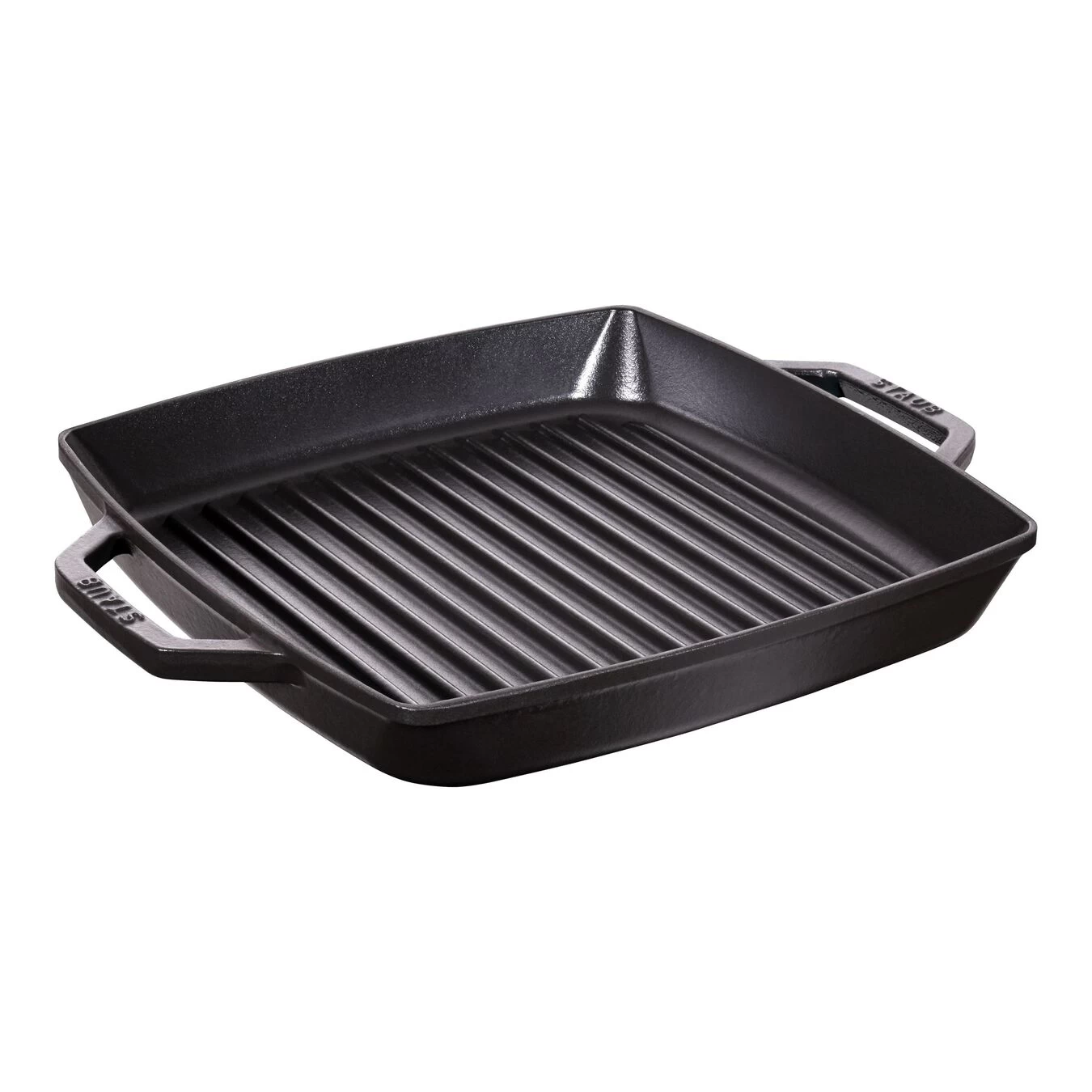 Staub Gril 28 Cm, Fonte, Noir