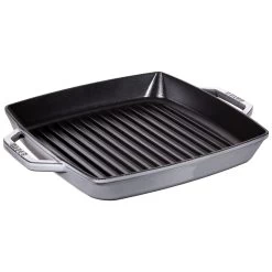 Staub Gril 28 Cm, Fonte, Gris Graphite