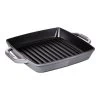 Staub Gril 23 Cm, Fonte, Gris Graphite