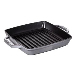 Staub Gril 23 Cm, Fonte, Gris Graphite