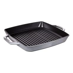 Staub Gril 33 Cm, Fonte, Gris Graphite