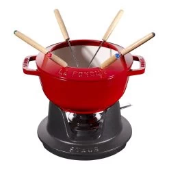 Staub Service Ă Fondue 18 Cm, Cerise