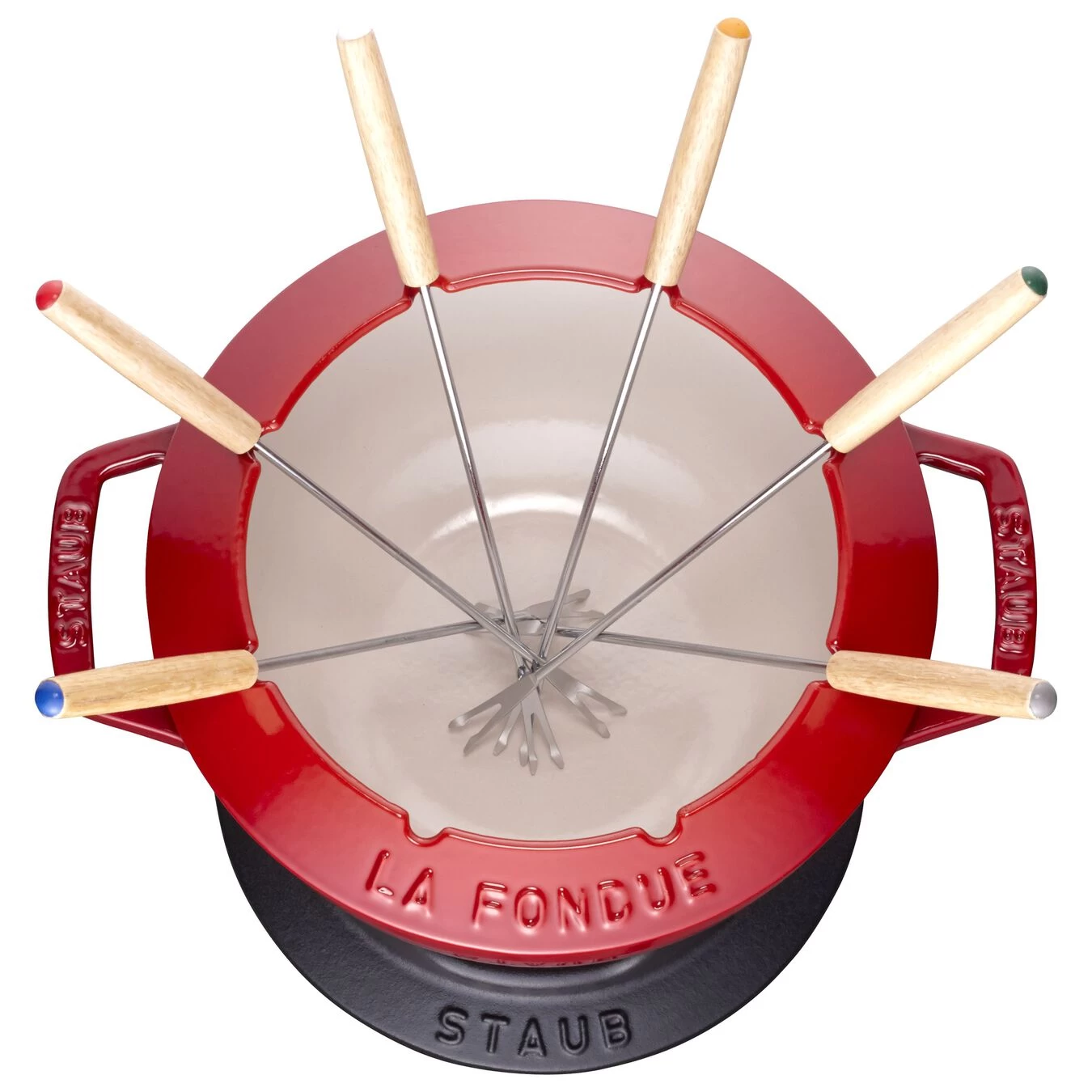 Staub Service Ă Fondue 18 Cm, Cerise â Image 2