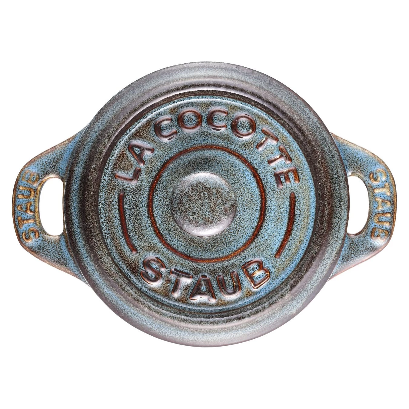 Staub Mini Cocotte 10 Cm, Rond(e), Turquoise Antique, Céramique – Image 3