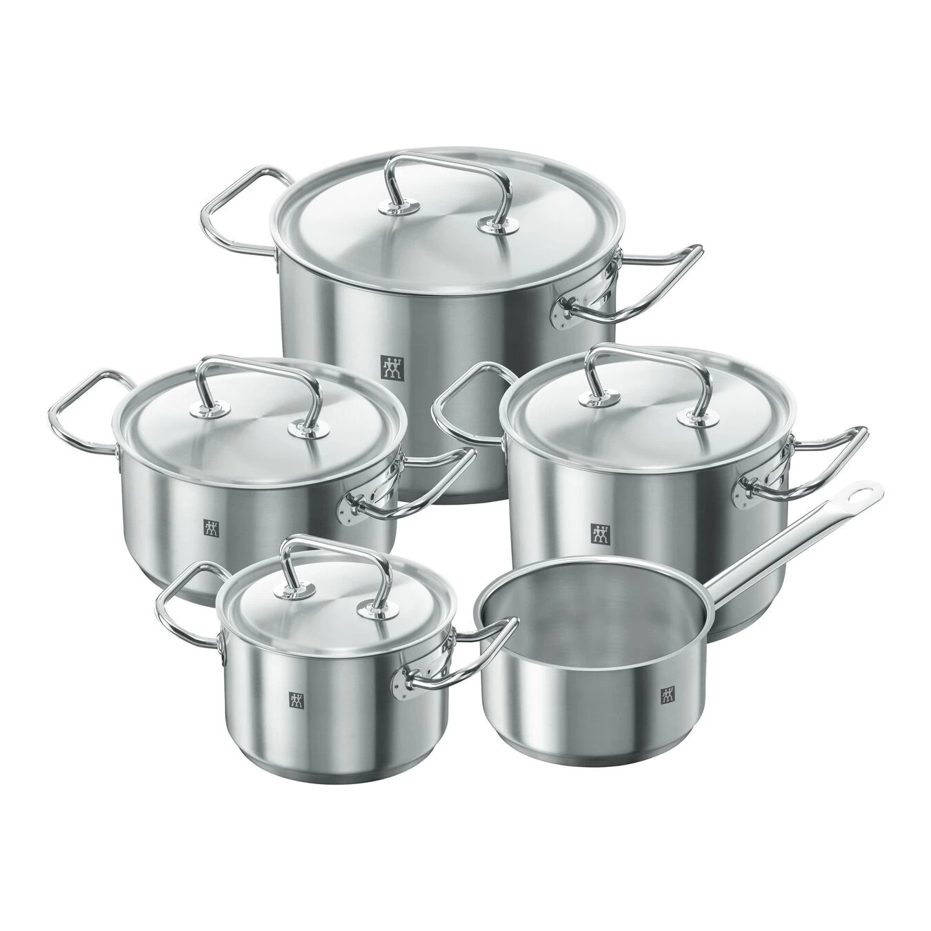Zwilling Ensemble De Casseroles 5-pcs, Inox 18/10