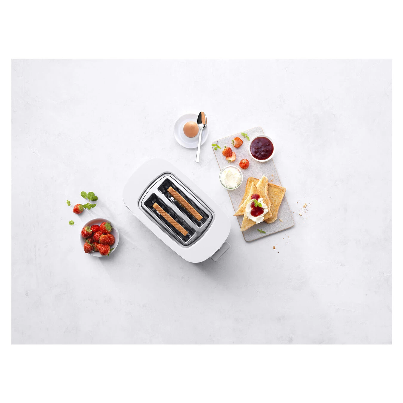 Zwilling Grille Pain Grille Permettant De Réchauffer Des Petits-pains, 2 Fentes 2 Tranches, Argent – Image 4