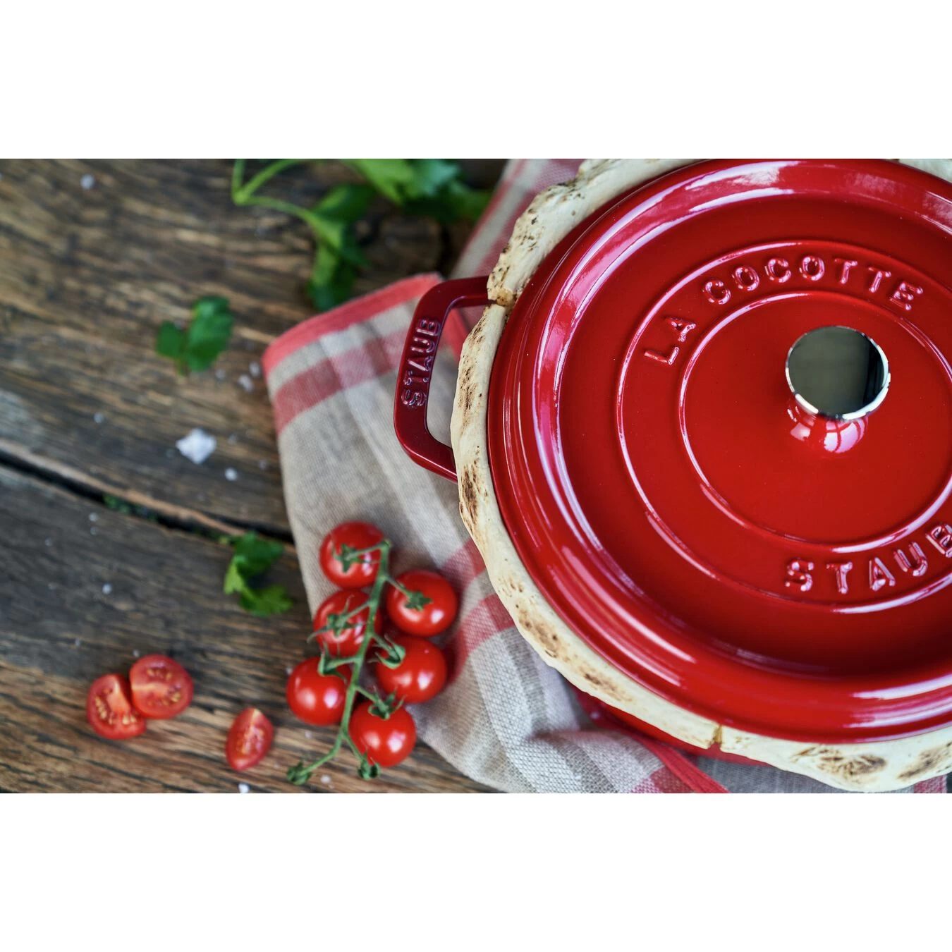 Staub Cocotte 24 Cm, Rond(e), Cerise, Fonte – Image 5
