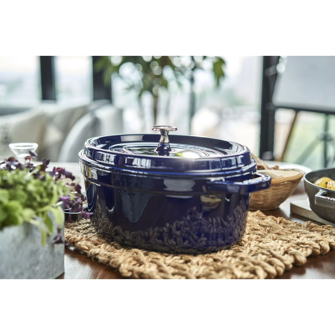 Staub Cocotte 33 Cm, Ovale, Bleu Intense, Fonte – Image 6