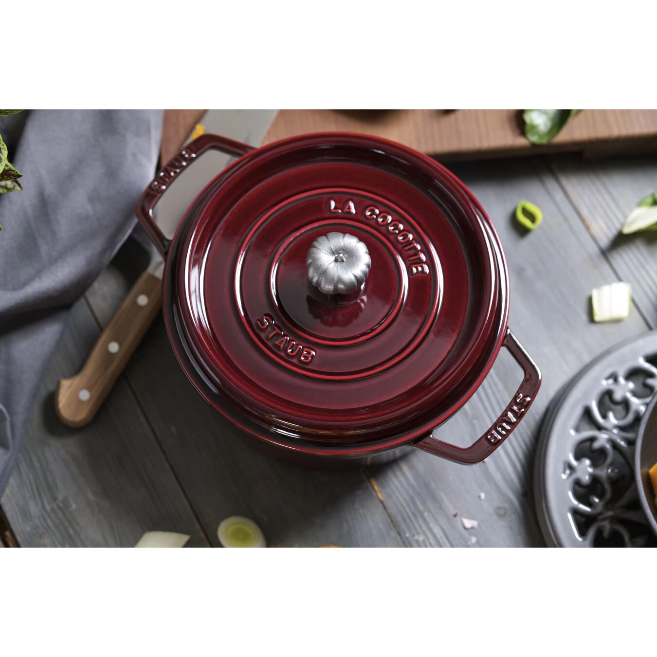 Staub Cocotte 24 Cm, Rond(e), Grenadine, Fonte – Image 3