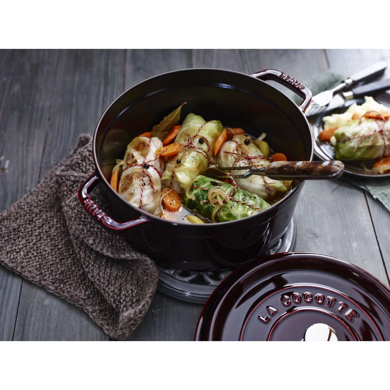 Staub Cocotte 24 Cm, Rond(e), Grenadine, Fonte – Image 5