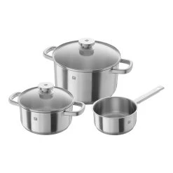 Zwilling Ensemble De Casseroles 3-pcs, Inox 18/10