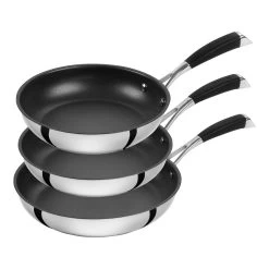 Zwilling Set De Poêles 3-pcs, Acier Inoxydable