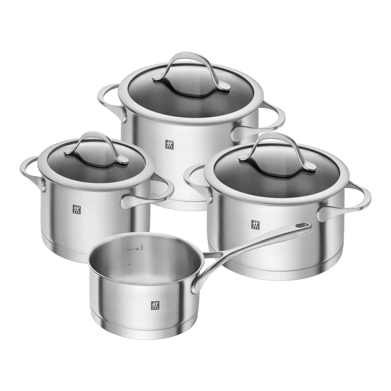 Zwilling Ensemble De Casseroles 4-pcs, Inox 18/10