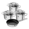 Zwilling Ensemble De Casseroles Et Poêles 4-pcs, Inox 18/10