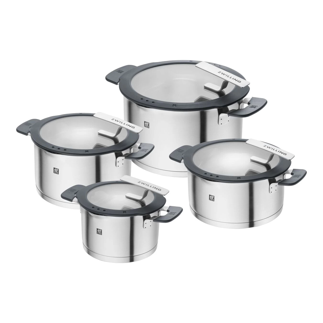 Zwilling Ensemble De Casseroles 4-pcs, Acier Inoxydable