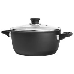 Ballarini Marmite Avec Couvercle En Verre 16 Cm, Aluminium