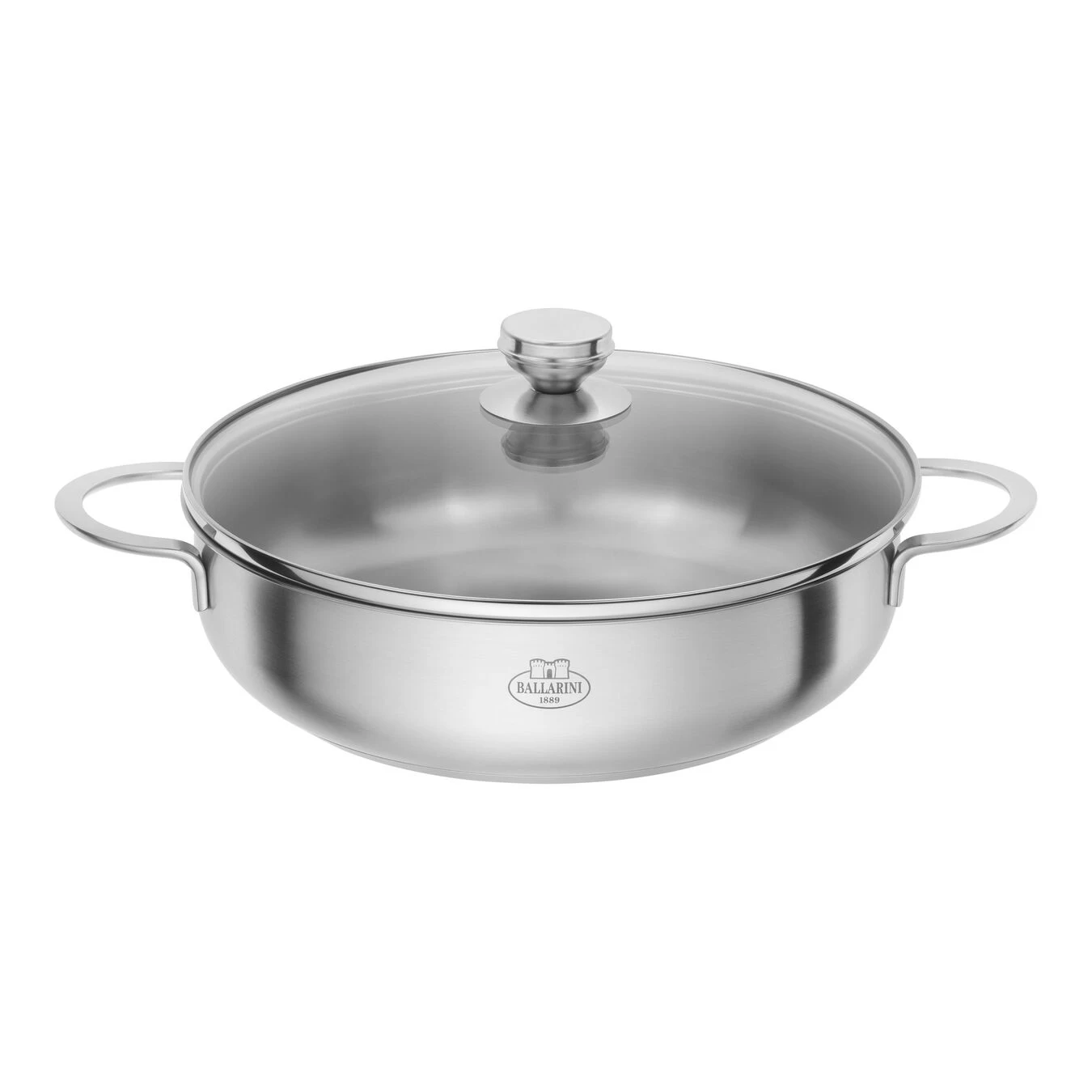 Ballarini Sauteuse 28 Cm, Inox 18/10